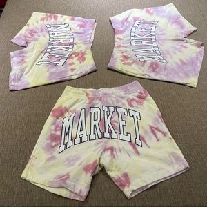 Market Boarder Arc Tie Dye Shorts